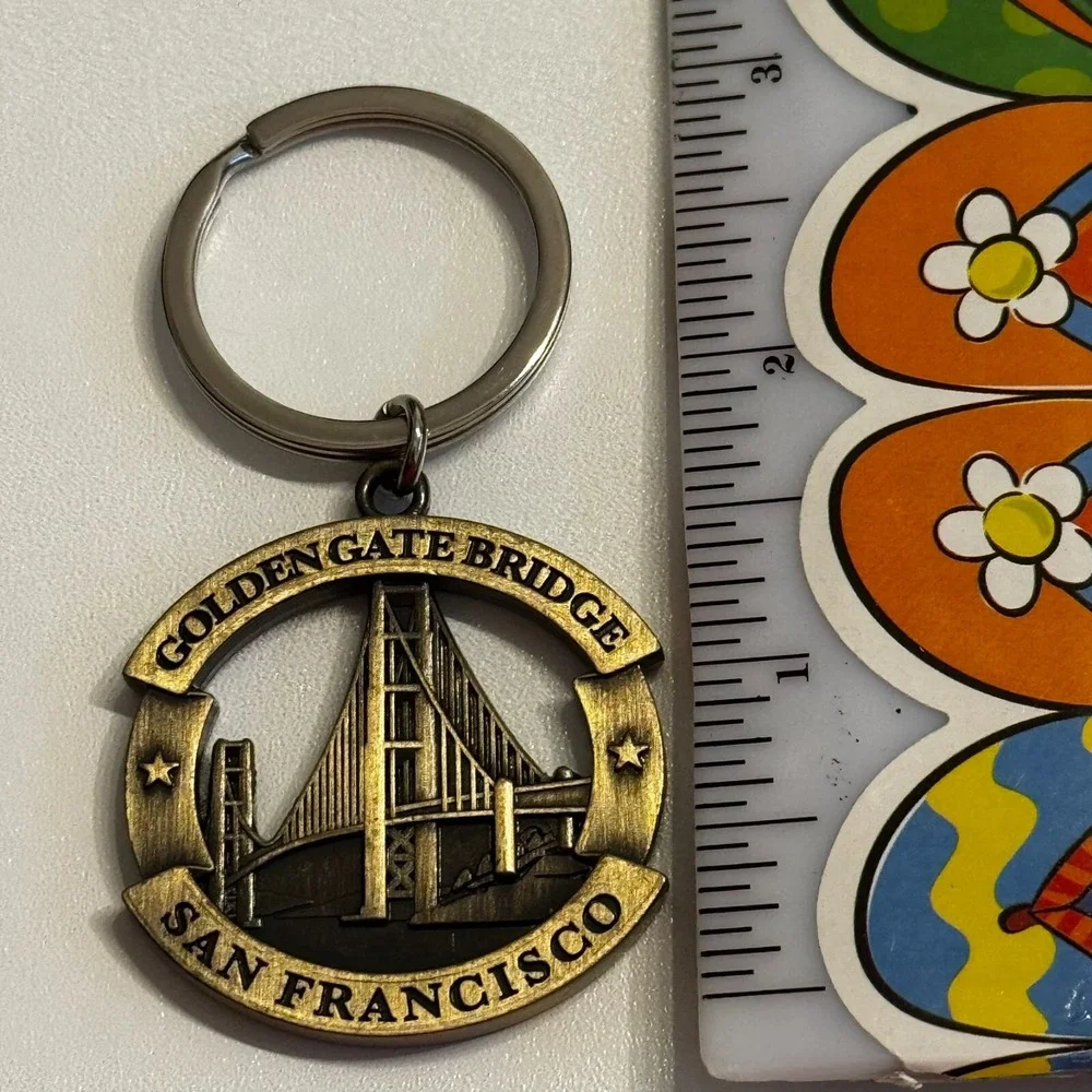 San Francisco‎ CA Golden Gate Bridge Keychain Key Ring